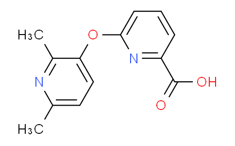 CAS No. 1316220-33-3, 6-((2,6-Dimethylpyridin-3-yl)oxy)picolinic acid