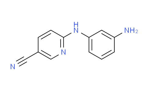 CAS No. 1017019-14-5, 6-((3-Aminophenyl)amino)nicotinonitrile