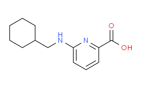 CAS No. 1235440-52-4, 6-((Cyclohexylmethyl)amino)picolinic acid