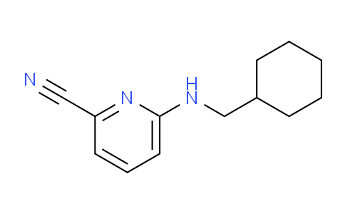CAS No. 1235441-47-0, 6-((Cyclohexylmethyl)amino)picolinonitrile