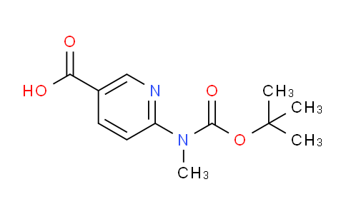CAS No. 365413-11-2, 6-((tert-Butoxycarbonyl)(methyl)amino)nicotinic acid