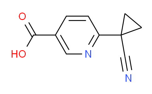 CAS No. 1956379-76-2, 6-(1-Cyanocyclopropyl)nicotinic acid