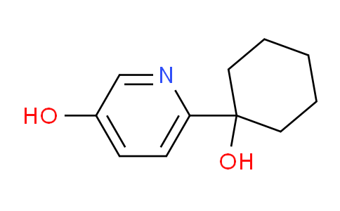 CAS No. 1058159-11-7, 6-(1-Hydroxycyclohexyl)pyridin-3-ol