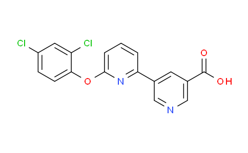 CAS No. 1186000-25-8, 6-(2,4-Dichlorophenoxy)-[2,3'-bipyridine]-5'-carboxylic acid