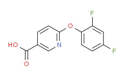 CAS No. 862088-72-0, 6-(2,4-Difluorophenoxy)nicotinic acid
