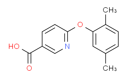 CAS No. 954264-14-3, 6-(2,5-Dimethylphenoxy)nicotinic acid