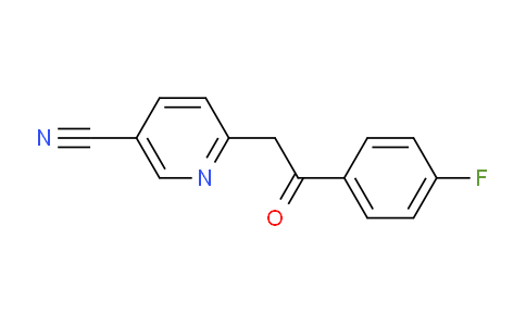 CAS No. 145835-09-2, 6-(2-(4-Fluorophenyl)-2-oxoethyl)nicotinonitrile