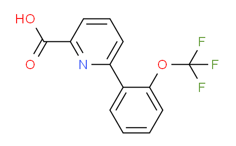 CAS No. 887983-48-4, 6-(2-(Trifluoromethoxy)phenyl)picolinic acid