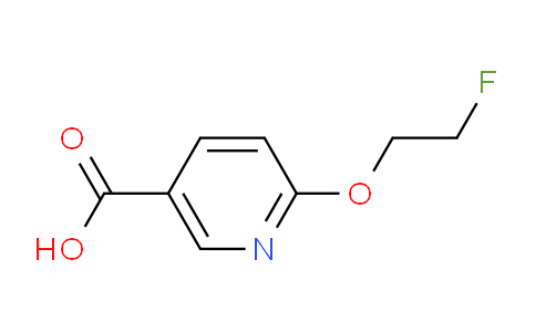 CAS No. 1394023-51-8, 6-(2-Fluoroethoxy)nicotinic acid