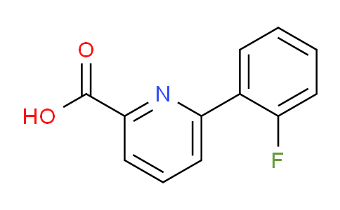 CAS No. 887982-35-6, 6-(2-Fluorophenyl)picolinic acid