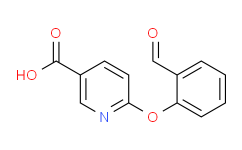 CAS No. 1334490-91-3, 6-(2-Formylphenoxy)nicotinic acid