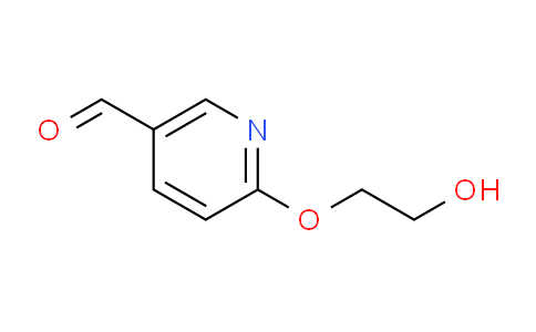 CAS No. 1011487-86-7, 6-(2-Hydroxyethoxy)nicotinaldehyde