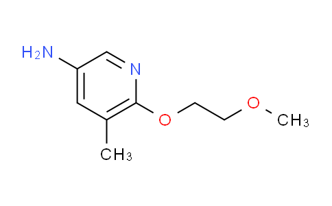 CAS No. 1251220-20-8, 6-(2-Methoxyethoxy)-5-methylpyridin-3-amine