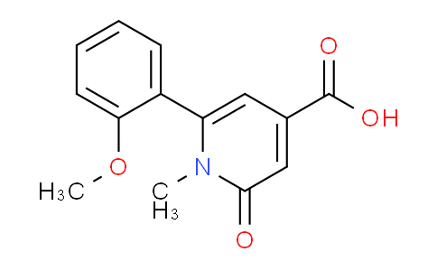 CAS No. 1368510-71-7, 6-(2-Methoxyphenyl)-1-methyl-2-oxo-1,2-dihydropyridine-4-carboxylic acid