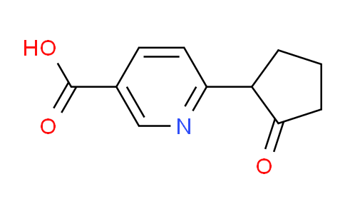 CAS No. 1391257-66-1, 6-(2-Oxocyclopentyl)nicotinic acid