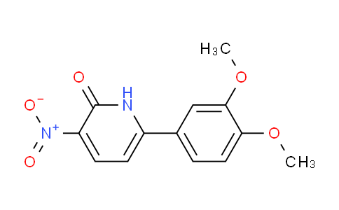 CAS No. 1437457-79-8, 6-(3,4-Dimethoxyphenyl)-3-nitropyridin-2(1H)-one
