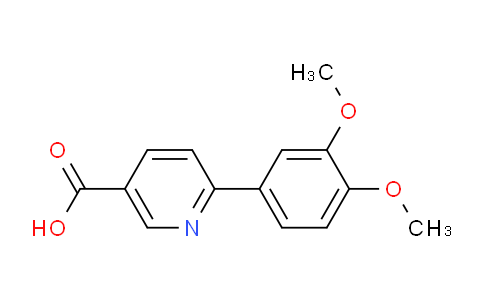 CAS No. 887976-58-1, 6-(3,4-Dimethoxyphenyl)nicotinic acid