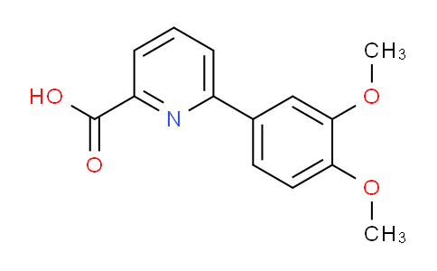 CAS No. 479225-16-6, 6-(3,4-Dimethoxyphenyl)picolinic acid