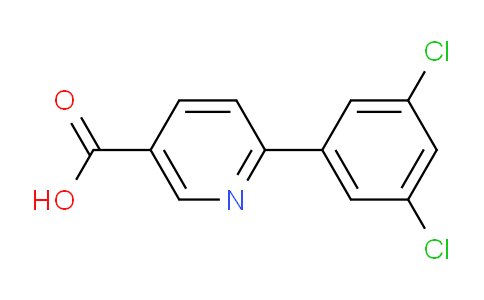 CAS No. 887976-70-7, 6-(3,5-Dichlorophenyl)nicotinic acid
