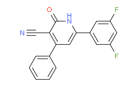 CAS No. 1956377-20-0, 6-(3,5-Difluorophenyl)-2-oxo-4-phenyl-1,2-dihydropyridine-3-carbonitrile