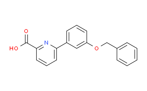 CAS No. 1261958-40-0, 6-(3-(Benzyloxy)phenyl)picolinic acid