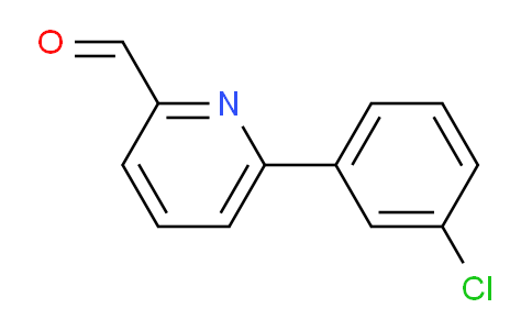 CAS No. 61704-38-9, 6-(3-Chlorophenyl)picolinaldehyde