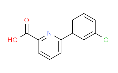CAS No. 863704-38-5, 6-(3-Chlorophenyl)picolinic acid