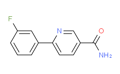 CAS No. 441055-56-7, 6-(3-Fluorophenyl)pyridine-3-carboxamide