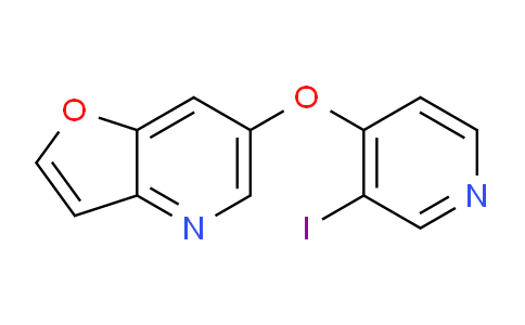CAS No. 1228665-78-8, 6-(3-Iodopyridin-4-yloxy)furo[3,2-b]pyridine
