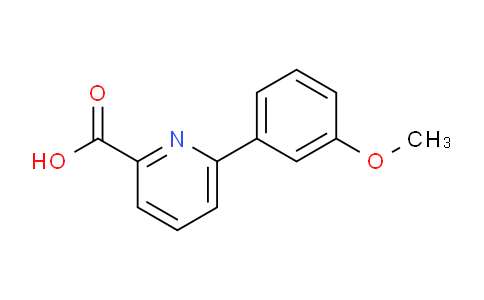 CAS No. 887982-11-8, 6-(3-Methoxyphenyl)picolinic acid