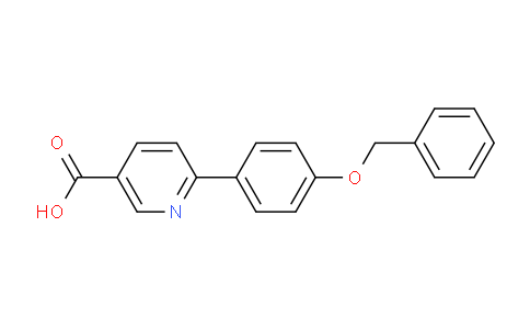 CAS No. 1261900-35-9, 6-(4-(Benzyloxy)phenyl)nicotinic acid