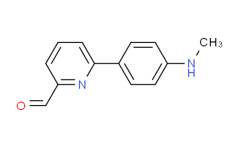 CAS No. 502925-47-5, 6-(4-(Methylamino)phenyl)picolinaldehyde