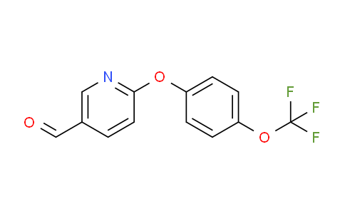 CAS No. 1361968-40-2, 6-(4-(Trifluoromethoxy)phenoxy)nicotinaldehyde