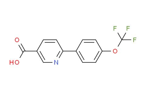 CAS No. 851266-74-5, 6-(4-(Trifluoromethoxy)phenyl)nicotinic acid