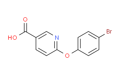 CAS No. 954267-63-1, 6-(4-Bromophenoxy)nicotinic acid