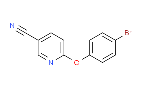 CAS No. 1016772-13-6, 6-(4-Bromophenoxy)nicotinonitrile