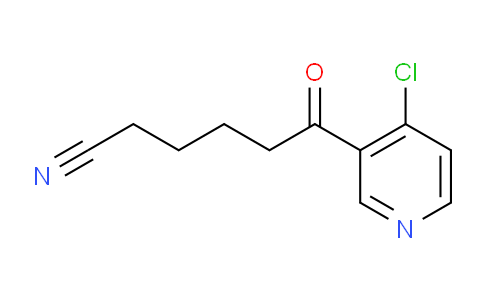 CAS No. 890100-88-6, 6-(4-Chloro-3-pyridyl)-6-oxohexanenitrile