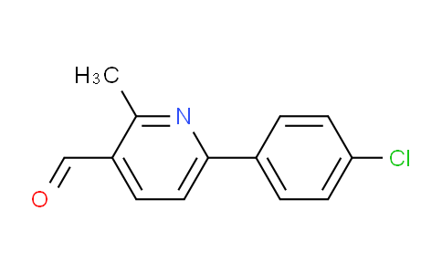CAS No. 1242015-13-9, 6-(4-Chlorophenyl)-2-methylnicotinaldehyde