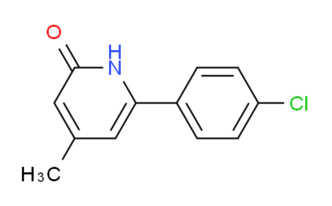 CAS No. 242813-30-5, 6-(4-Chlorophenyl)-4-methylpyridin-2(1H)-one
