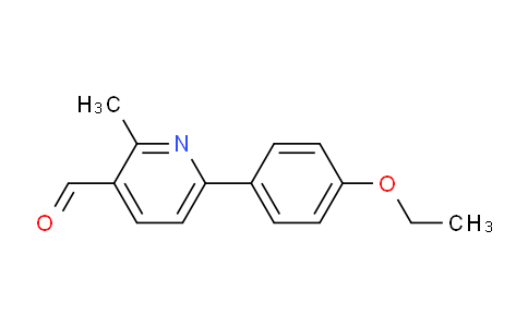 CAS No. 1447949-68-9, 6-(4-Ethoxyphenyl)-2-methylnicotinaldehyde