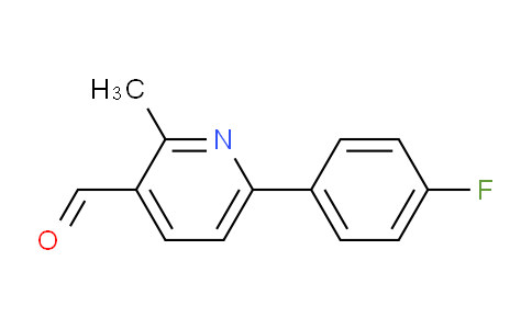 CAS No. 1242015-06-0, 6-(4-Fluorophenyl)-2-methylnicotinaldehyde