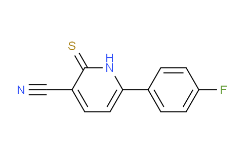 CAS No. 132360-04-4, 6-(4-Fluorophenyl)-2-thioxo-1,2-dihydropyridine-3-carbonitrile