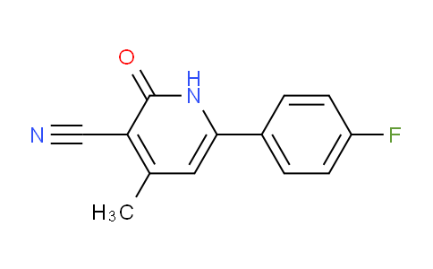 CAS No. 477320-29-9, 6-(4-Fluorophenyl)-4-methyl-2-oxo-1,2-dihydropyridine-3-carbonitrile