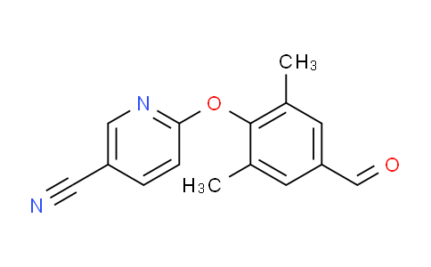 CAS No. 676495-32-2, 6-(4-Formyl-2,6-dimethylphenoxy)nicotinonitrile