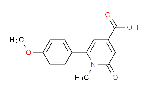CAS No. 1368400-32-1, 6-(4-Methoxyphenyl)-1-methyl-2-oxo-1,2-dihydropyridine-4-carboxylic acid