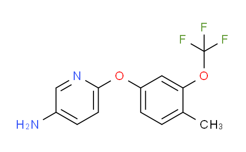 CAS No. 1311138-98-3, 6-(4-methyl-3-(trifluoromethoxy)phenoxy)pyridin-3-amine
