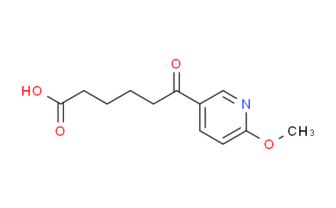 CAS No. 898784-60-6, 6-(6-Methoxypyridin-3-yl)-6-oxohexanoic acid