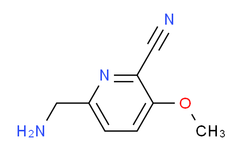 CAS No. 1956379-91-1, 6-(Aminomethyl)-3-methoxypicolinonitrile