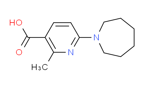 CAS No. 1355223-82-3, 6-(Azepan-1-yl)-2-methylnicotinic acid