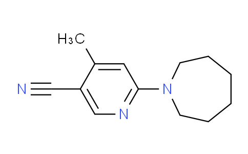 CAS No. 1355195-62-8, 6-(Azepan-1-yl)-4-methylnicotinonitrile